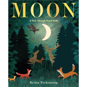 Moon A Peekthrough Board Book - 1