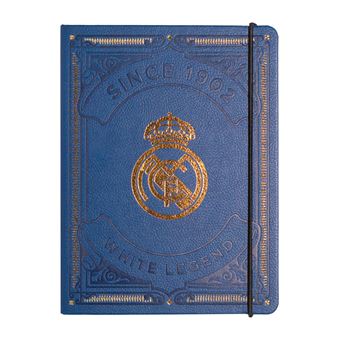 Caderno Capa Forrada Premium Pu Real Madrid - 1