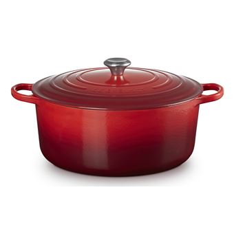 Tacho cocotte 34cm Le Creuset 21177340602430 - Vermelho - 1