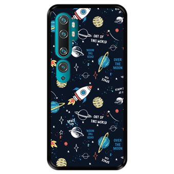 Capa Tpu Hapdey para Xiaomi Mi Note 10 - Note 10 Pro - Cc9 Pro | Design Padrão de Constelação | Galáxia 3 - Preto