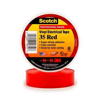 Fita Isolante 3M 35-RED-3/4 - 1