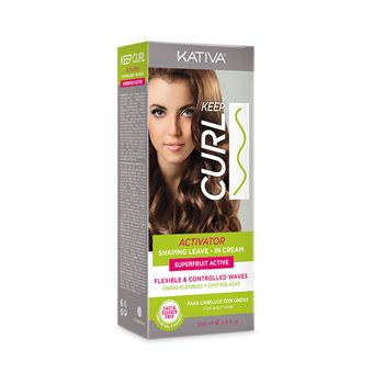 Hair Cream KATIVA Keep Curl Activator Leave In Cream 200ml - 1