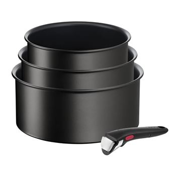 Conjunto de Cozedura Tefal Ingenio Eco Resist L39792 | Preto - 1