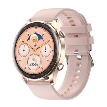 Smartwatch Chronus | Frequência Cardíaca | Pressão | Contador de Passos | Bluetooth | Rosa - 1