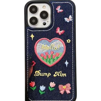 Capa em Ganga Denim Antiimpacto para Iphone 16 pro max | Estrelas - 1