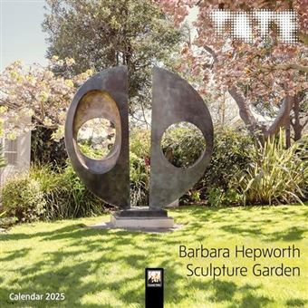 Tate Barbara Hepworth Sculpture Garden Mini Wall Calendar 2025 Art Calendar By Flame Tree Publishing - 1