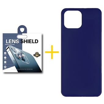 Pack 1 x Película de Câmara + Capa skyhe Apple iPhone 16 Pro Max Silicone Líquido | Azul - 1