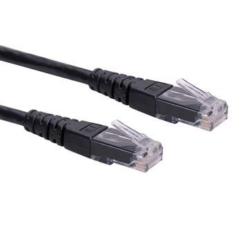Cabo de Rede ROLINE 0.3m Cat6 UTP | Preto - 1