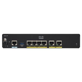 Router com Fio Cisco C927-4P | Preto - 1