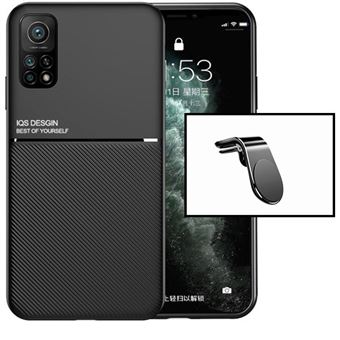 Kit Phonecare | Capa Magnetic Lux + Suporte Magnético L Safe Driving para Xiaomi Redmi K30s - Preto - 1