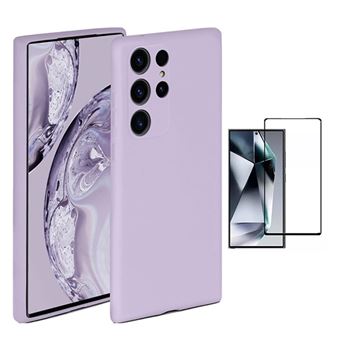 Kit Película de Vidro Temperado Gorilasglass + Capa Proteção Silicone Gift4Me para Samsung Galaxy S25 Ultra | Roxo - 1