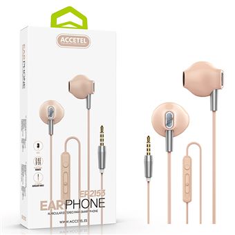 Auriculares com Fio Accetel EP2153 - Bege - 1