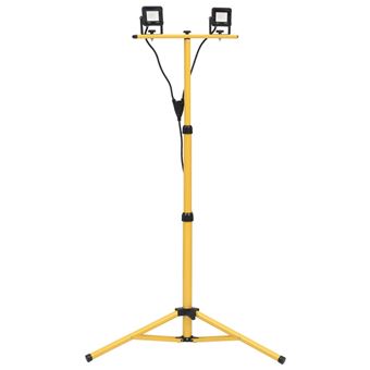 Projetor com iluminação LED vidaXL e tripé 2x10 W branco quente - 1