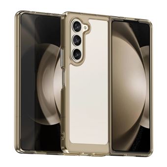 Capa FOXDOCK para Samsung Galaxy Z Fold5 | Proteção Anti-Impressão Digital | Bordos Elevados | Cinza - 1