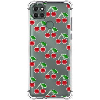 Capa Tumundosmartphone de silicone anti-choque para Motorola Moto G9 Power design Cherry Drawings - 1