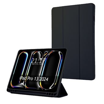 Capa TUMUNDOSMARTPHONE flip inteligente para Apple iPad Pro 2024 13 (M4) | Preto - 1