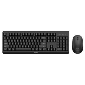 Teclado Wireless + Rato Philips 3000 series SPT6307BL/16 | Idioma: Inglês | Preto - 1