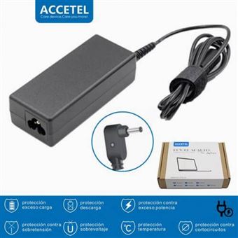 Carregador Accetel | Compatível com Asus VivoBook Series | 19 V | 2.37A | 45 W | 4.0x1.35 mm - Preto - 1