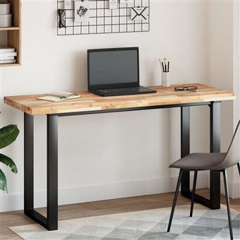 Tampo de mesa vidaXL | retangular | 140x50x4 cm | madeira de acácia maciça - 1