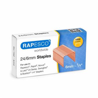 Agrafo Rapesco S24600Z3 | Cor do cobre - 1