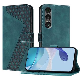 Capa FOXDOCK para Sony Xperia 1 VII com Fecho Magnético | Resistente a Impactos e Quedas | Compartimentos para Cartões | Verde - 1