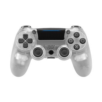Comando Wireless Lionvolant para PlayStation 4 | Design e Embalagem Exclusivos - Branco Transparente - 1