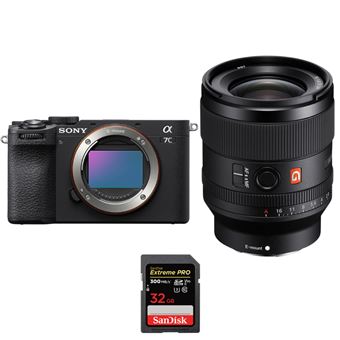 Sony A7C II Preto + FE 35mm f/1.4 GM + 1 SanDisk 32GB Extreme PRO UHS-II SDXC 300 MB/s + PDF MCZ DIRECT - 1