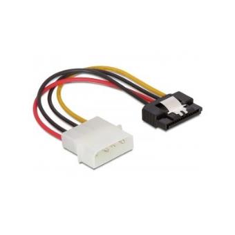 DeLOCK SATA HDD > 4pin male with metal clip – straight - 1