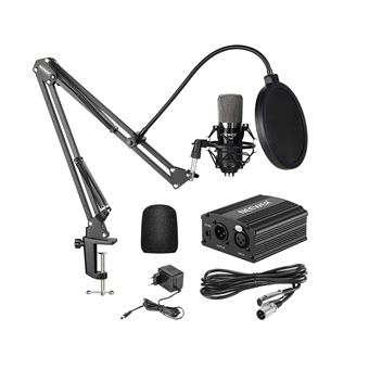Microfone condensador Neewer com acessórios e fonte de alimentação - 1