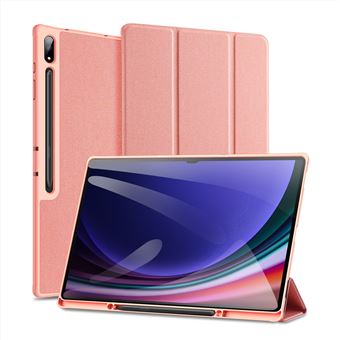 Capa DUX DUCIS para Samsung Galaxy Tab S9 Ultra em PU com Suporte e Porta-Lápis– Rosa - 1