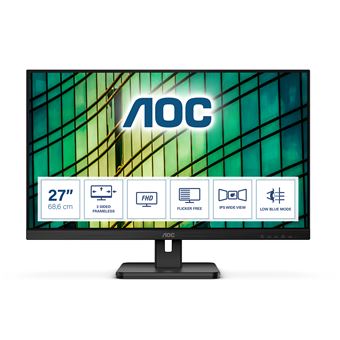 Monitor AOC 27E2QAE | LCD | FHD | 4 ms | 75 Hz | 27" | E - 1
