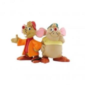 Figura Gus e Jaq Cinderela Disney - 1