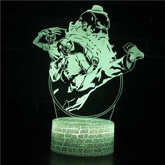 Lâmpada 3D HSMY | Infantil | Multicolorido com Controlo Remoto | THE KING OF FIGHTERS | 686 - 1