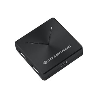 hub de interface Conceptronic HUBBIES02B 5000 Mbit/s Preto