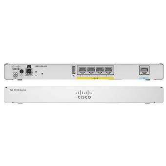 Router com Fio Cisco ISR1100-4G | Cinzento - 1
