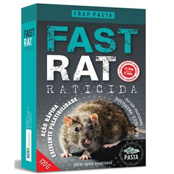 Raticida Fastrat/Frap Pasta |Caixa 120 Gr - 1