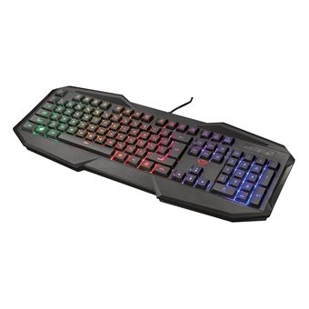Teclado Gaming com Fios Trust GXT 830-RW Avonn | Idioma: Alemão | Preto - 1
