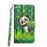 Capa Magunivers | TPU impressão de decoração de ponto de luz com alça panda de bambu para Xiaomi Mi CC9 Pro/Mi Note 10/Mi Note 10 Pro_1