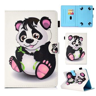 Capa PU 10 Polegadas Universal Panda para Apple iPad 9.7/Lenovo Tab 4 10 Plus + - 1