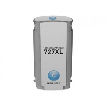 Tinteiro Compatível com Hp 727 Ciano B3P19A/F9J76A - 1