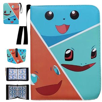 Álbum Pokémon TCG V-REEL | Couro PU com Zíper | 400 Cartas | HLX-96 - 1