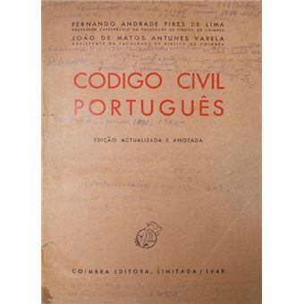 Código civil português. - 1