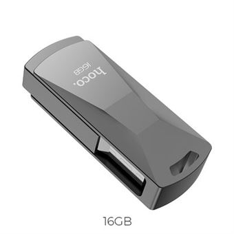 Pendrive Hoco 16GB - Cinza - 1