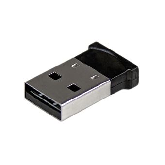 Cartão de Rede StarTech.com Adaptador Bluetooth 4.0 Mini USB - Dongle sem fios EDR Classe 1 50 m | Preto - 1