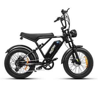 Bicicleta Elétrica ONESPORT ONES3 | 500W Motor | 48V17Ah Bateria | 50KM Autonomia | Freio de Disco | Preto - 1