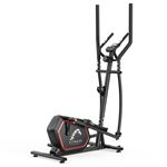 Bicicleta Elíptica BIGZZIA | Volante de Inércia de 10 kg | 16 Níveis de Resistência Ajustáveis | Carga Máxima de 150 kg | Sensores de Pulsação