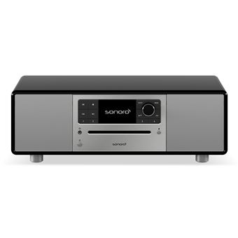 Mini Sistema de Áudio Sonoro PRESTIGE | Grafite, Prateado - 1