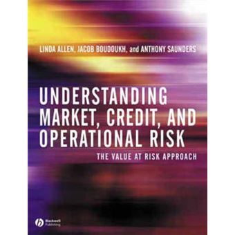 Understanding Market, Credit and Operational Risk - The Value at Risk Approach - Hardback - 2003 - 1