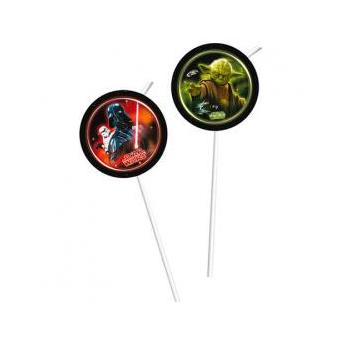 Conjunto 6 Palhinhas Festa Star Wars Disney Classic Sortido - 1