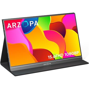 Monitor Portátil para Azopa S1 Table de 15.6"" 1080 Fhd Ips Com Hdmi Usb-C Para Pc Mac Ps5 Nintendo Switch - 1